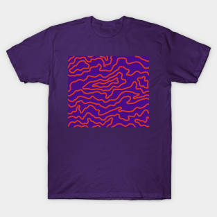 Drip Pattern - Vampire Purple T-Shirt